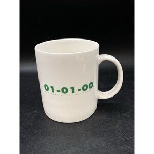 Y2K 01-01-00 Millennium It’s Coming White Ceramic Coffee Mug
